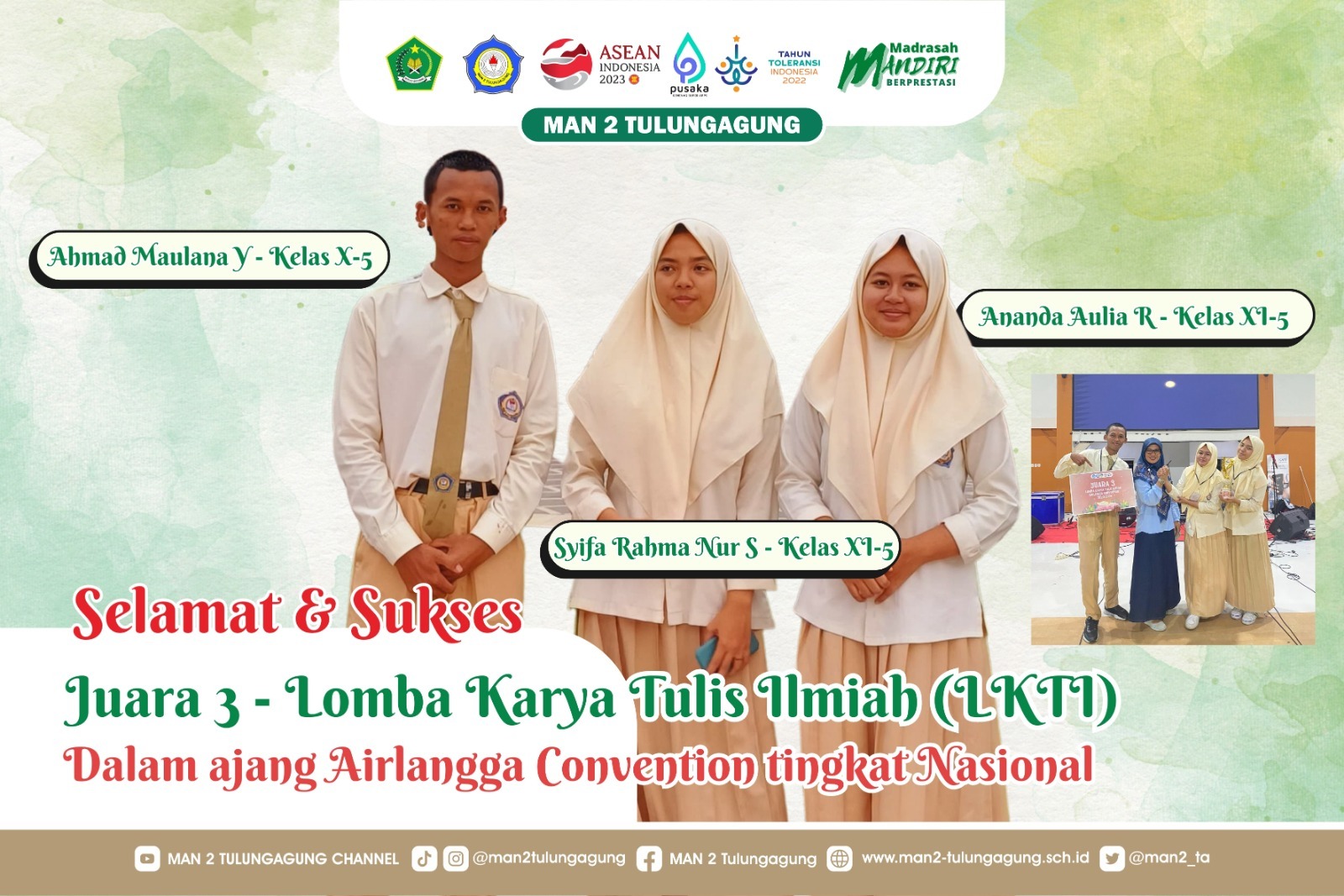 Juara 3 LKTI Airlangga Convention